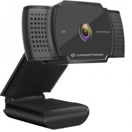 WEBCAM 2K CONCEPTRONIC AMDIS  5MP USB   3.6MM 30 FPS ANGULO VISION 72 MICROFONO INTEGRADO