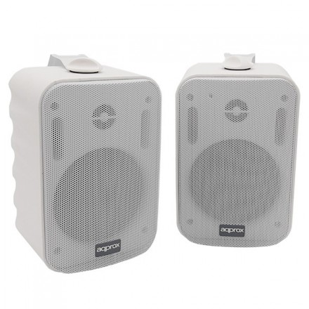 ALTAVOCES 2.0 AUTOAMPLIFICADOS APPROX 15W POR CANAL CON SOPORTE PARA COLGAR ESPECIFICOS PARA SALAS Y AULAS