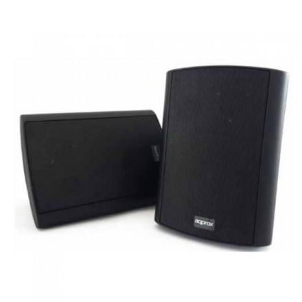 ALTAVOCES 2.0 AUTOAMPLIFICADOS APPROX COLOR NEGRO 30W POR CANAL INPUT 2xRCA 1xJACK 1x5 pin BT