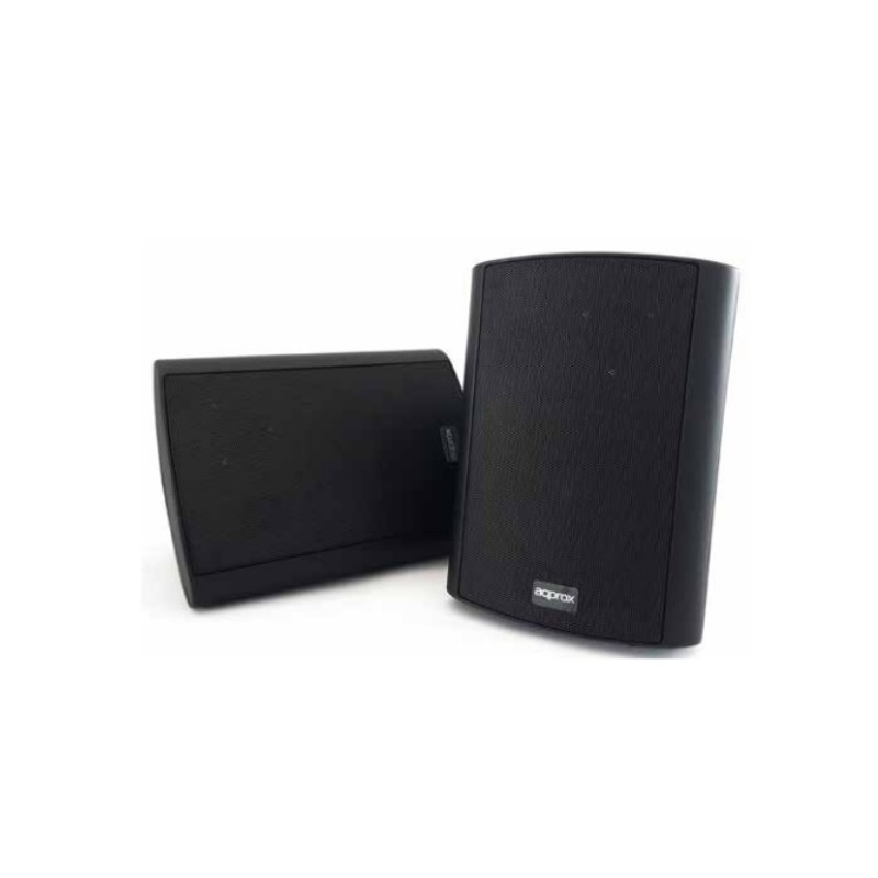 ALTAVOCES 2.0 AUTOAMPLIFICADOS APPROX COLOR NEGRO 30W POR CANAL INPUT 2xRCA 1xJACK 1x5 pin BT