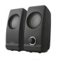 ALTAVOCES 2.0 TRUST 2.0 REMO SPEAKER SET 8W RMS ALIMENTADOS POR USB CONTROL VOLUMEN NEGRO 17595