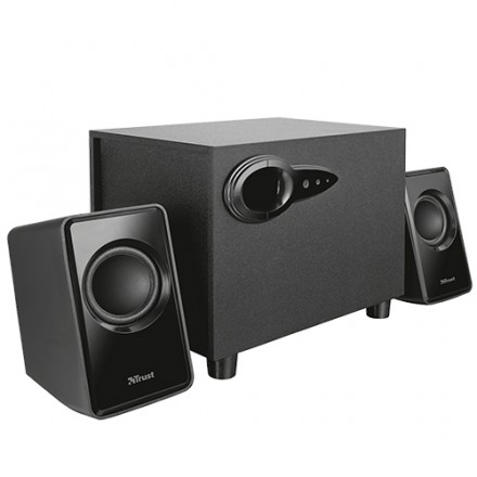 ALTAVOCES 2.1 TRUST AVORA - 9W RMS - CONTROLES VOLUMEN Y BAJOS EN SUBWOOFER - ALIMENTACION USB - DISEÑO COMPACTO 20442