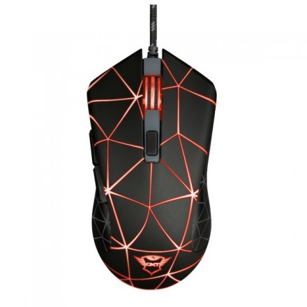 MOUSE TRUST GAMING RGB GXT 133 LOCX ILUMINACION LED 800-4000ppp DPI 6 BOTONES PROGRAMABLES 22988