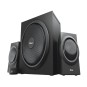 ALTAVOCES 2.1 TRUST YURI - 60W RMS (120W MAX) - CONTROL DE VOLUMEN- CONEXION AURICULARES- ENTRADA DE LINEA- COLOR NEGRO 23696