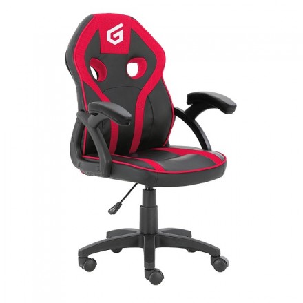 SILLA GAMER JUNIOR CONCEPTRONIC EYOTA06R COLOR NEGRO DETALLES EN ROJO RECUBRIMIENTO PU DE ALTA CALIDADDISEÑO ERGONOMICO