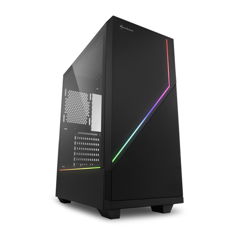 CAJA SHARKOON RGB FLOW ATX 2XUSB3.0 SIN FUENTE