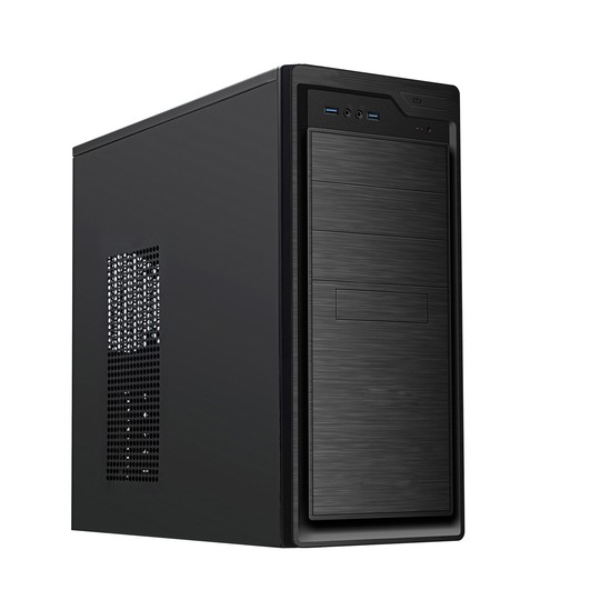 Caja Semitorre Atx F800 Fa/500gr Negro Coolbox