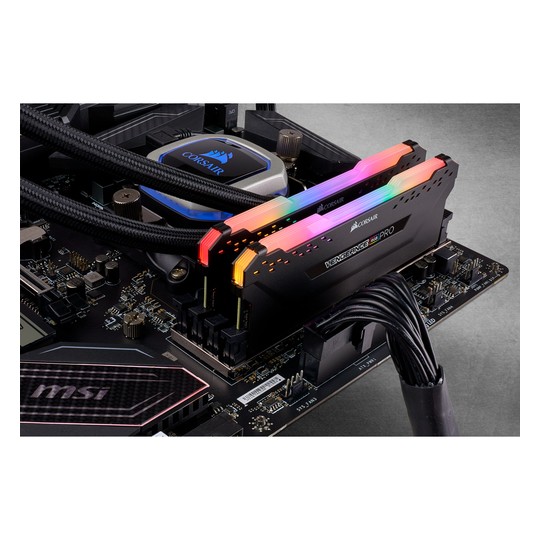 Ddr4 32 Gb 3600 (2x16kit) Vengeance Rgb Pro Black Corsair