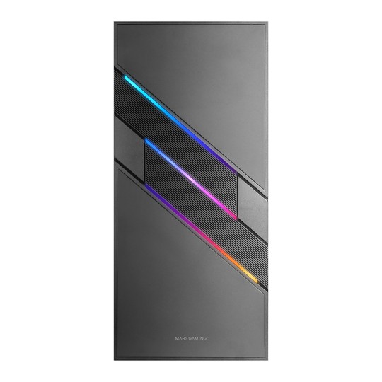 Caja Semitorre Atx Mcu3 Argb Negro Mars Gaming