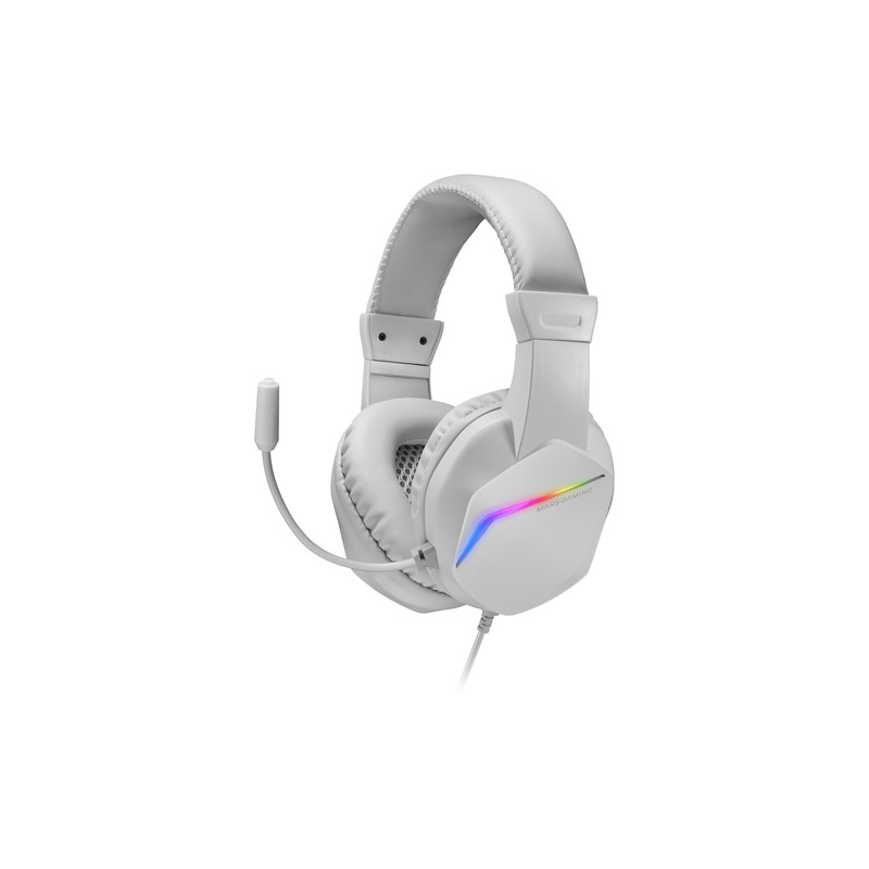 Auricular Gaming Mh122 Blanco Mars Gaming