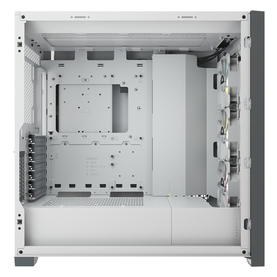 Caja Semitorre Atx Icue 5000x Rgb Tg White Corsair