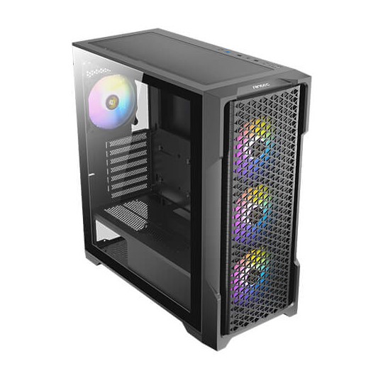Caja Semitorre Atx Ax90 Rgb Negro Antec