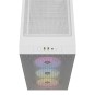 Caja Semitorre Atx 3000d Rgb Airflow Tg White Corsair
