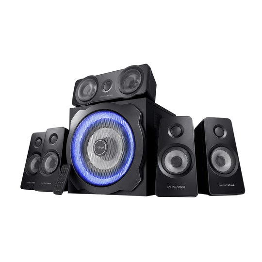 Altavoces 5.1 Gaming Trust Gxt 658 Tytan Surround Rms 90w (compatible Pc Y Consolas) 21738
