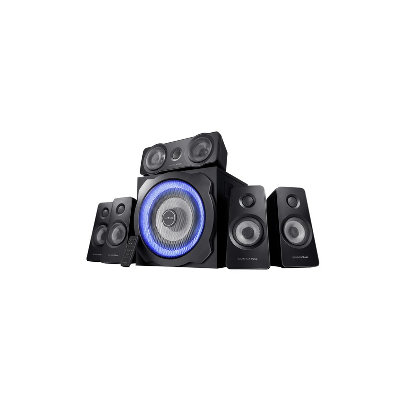 Altavoces 5.1 Gaming Trust Gxt 658 Tytan Surround Rms 90w (compatible Pc Y Consolas) 21738