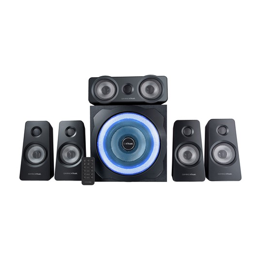 Altavoces 5.1 Gaming Trust Gxt 658 Tytan Surround Rms 90w (compatible Pc Y Consolas) 21738