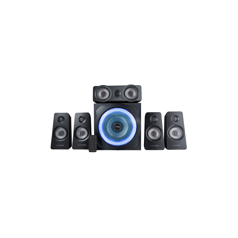 Altavoces 5.1 Gaming Trust Gxt 658 Tytan Surround Rms 90w (compatible Pc Y Consolas) 21738
