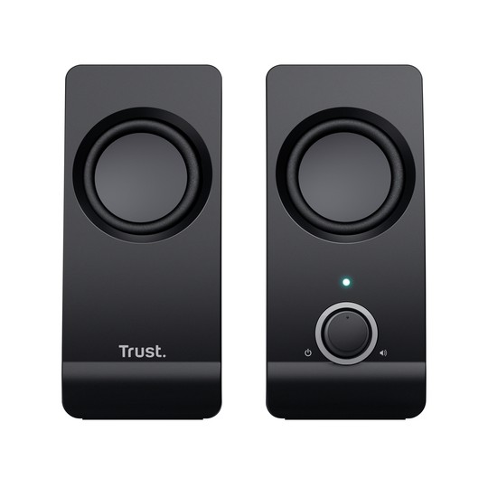 Altavoces 2.0 Trust 2.0 Remo Speaker Set 8w Rms Alimentados Por Usb Control Volumen Negro 17595
