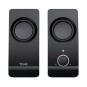 Altavoces 2.0 Trust 2.0 Remo Speaker Set 8w Rms Alimentados Por Usb Control Volumen Negro 17595