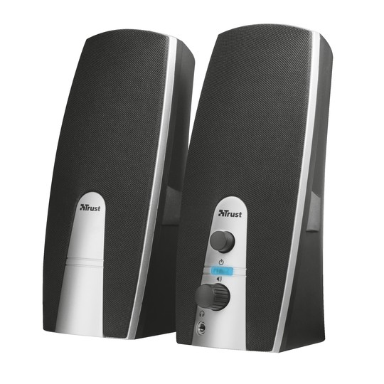Altavoces 2.0 Trust 2.0 Mila 5w Rms 10w Max Autoalimentado Usb Conexion Frontal Auriculares Negro 16697