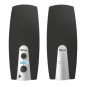 Altavoces 2.0 Trust 2.0 Mila 5w Rms 10w Max Autoalimentado Usb Conexion Frontal Auriculares Negro 16697