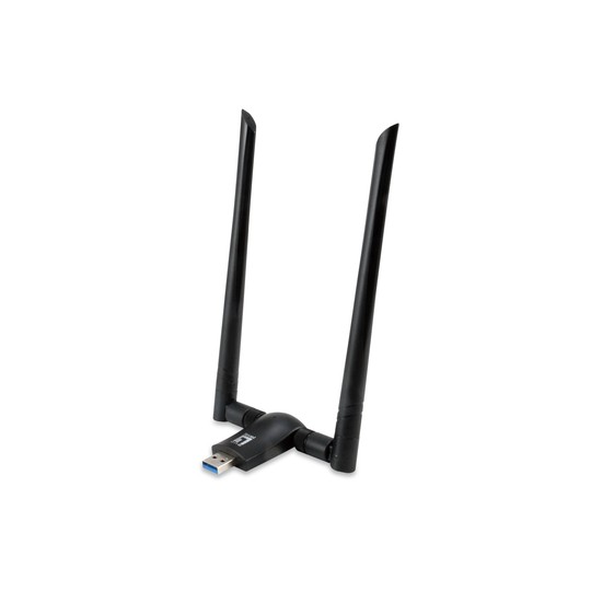 Wifi Usb Dualband Level One Wua-1810e Ac1200 300mb En 2,4ghz Y 867mb En 5ghz Usb 3.0 2 Antenas Desmontables