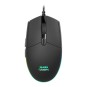 Mouse Mars Gaming Rgb Mmg Black 3200dpi 6 Botones Iluminacion Flow Switches Huano