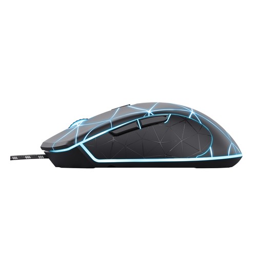 Mouse Trust Gaming Rgb Gxt 133 Locx Iluminacion Led 800-4000ppp Dpi 6 Botones Programables 22988