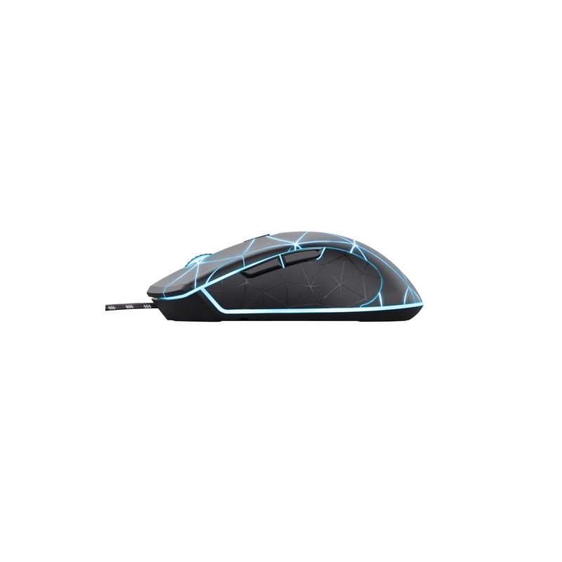 Mouse Trust Gaming Rgb Gxt 133 Locx Iluminacion Led 800-4000ppp Dpi 6 Botones Programables 22988