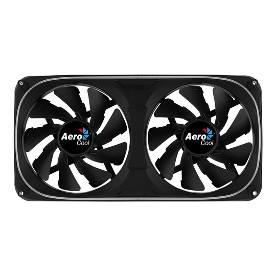 Ventilador Interno Dual 240x120mm Aerocool Astro Argb 2xventilador 120mm Diseño En Fibra De Carbono Antivibracion