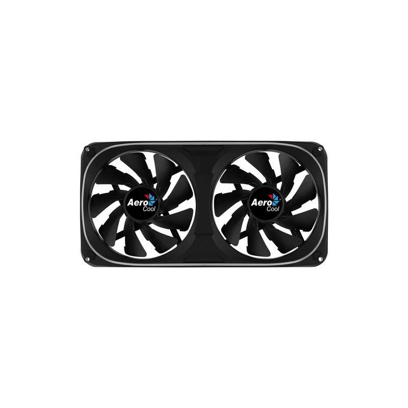 Ventilador Interno Dual 240x120mm Aerocool Astro Argb 2xventilador 120mm Diseño En Fibra De Carbono Antivibracion