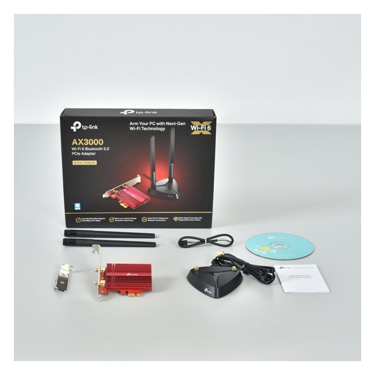 Pci Express Wifi 6 Dualband Y Bluetooth 5.0 Tp-link Archer Tx3000e Wifi 6 2402 Mbps (5 Ghz) + 574 Mb