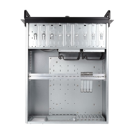 Caja Rack 19" 4u Unykach Uk4129 Frontal De Rejilla Con Llave Filtro Antipolvo