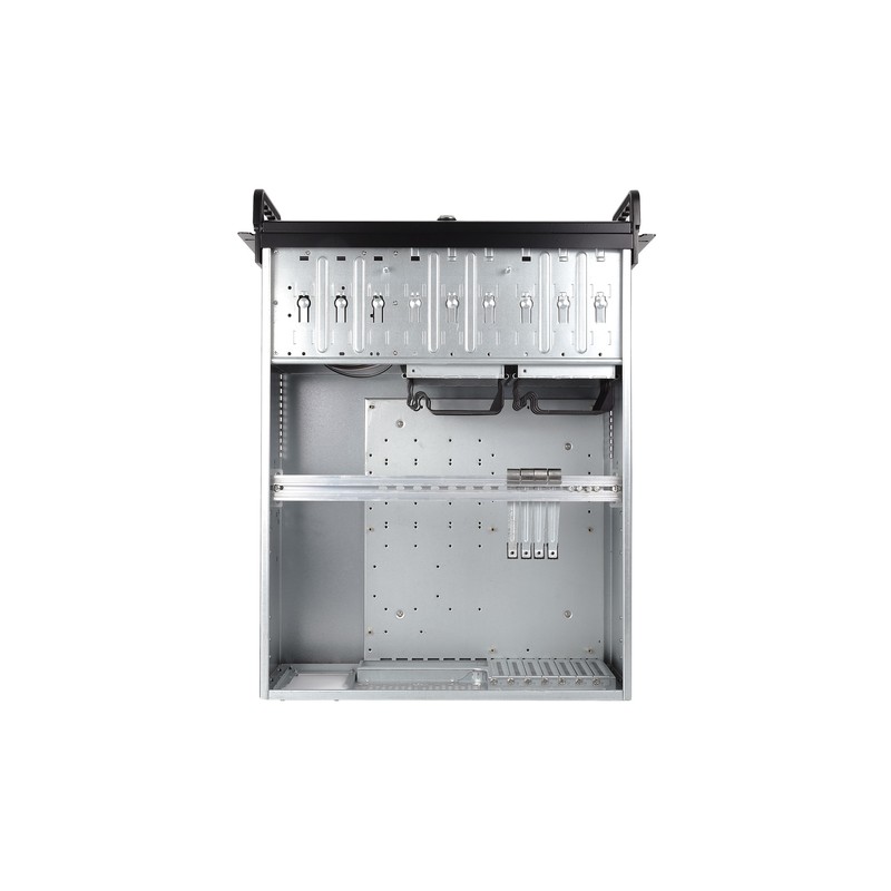 Caja Rack 19" 4u Unykach Uk4129 Frontal De Rejilla Con Llave Filtro Antipolvo