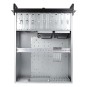 Caja Rack 19" 4u Unykach Uk4129 Frontal De Rejilla Con Llave Filtro Antipolvo