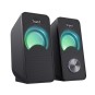 Altavoces 2.0 Trust 2.0 Arys Rgb 6w Rms 12w Max Autoalimentado Usb Led Color Negro 23120
