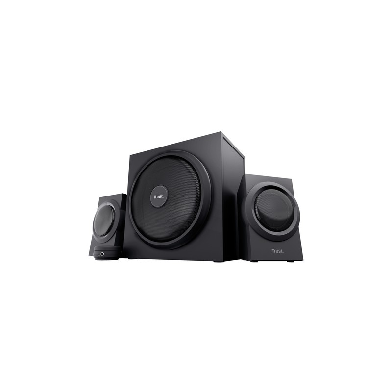 Altavoces 2.1 Trust Yuri - 60w Rms (120w Max) - Control De Volumen- Conexion Auriculares- Entrada De Linea- Color Negro 23696