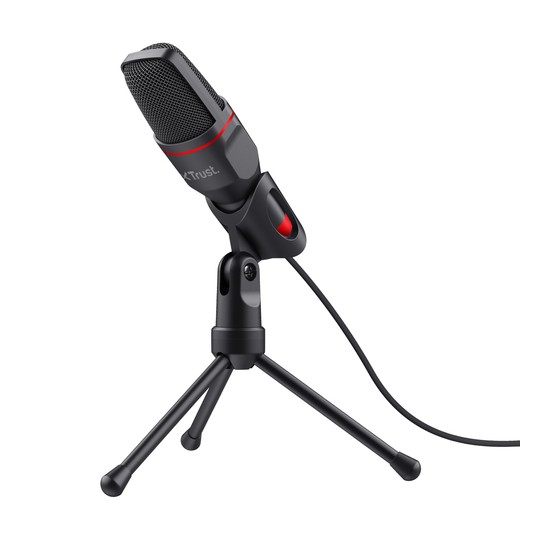 Microfono Trust Mico Con Tripode Conexiones Jack 3.5mm Y Usb Cable 1.8m 23791