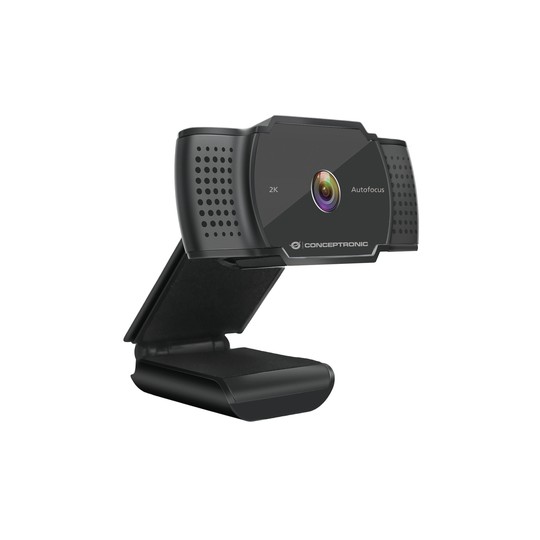 Webcam 2k Conceptronic Amdis 5mp Usb 3.6mm 30 Fps Angulo Vision 72 Microfono Integrado