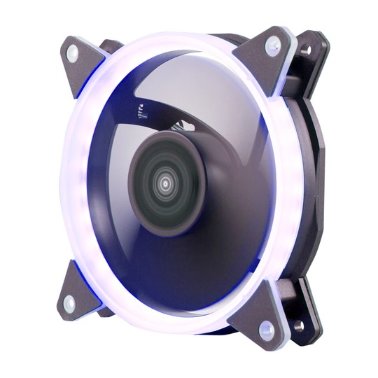 Ventilador Interno Unyka Candy 120mm Anillo Led Azul 7 Aspas 1400rpm