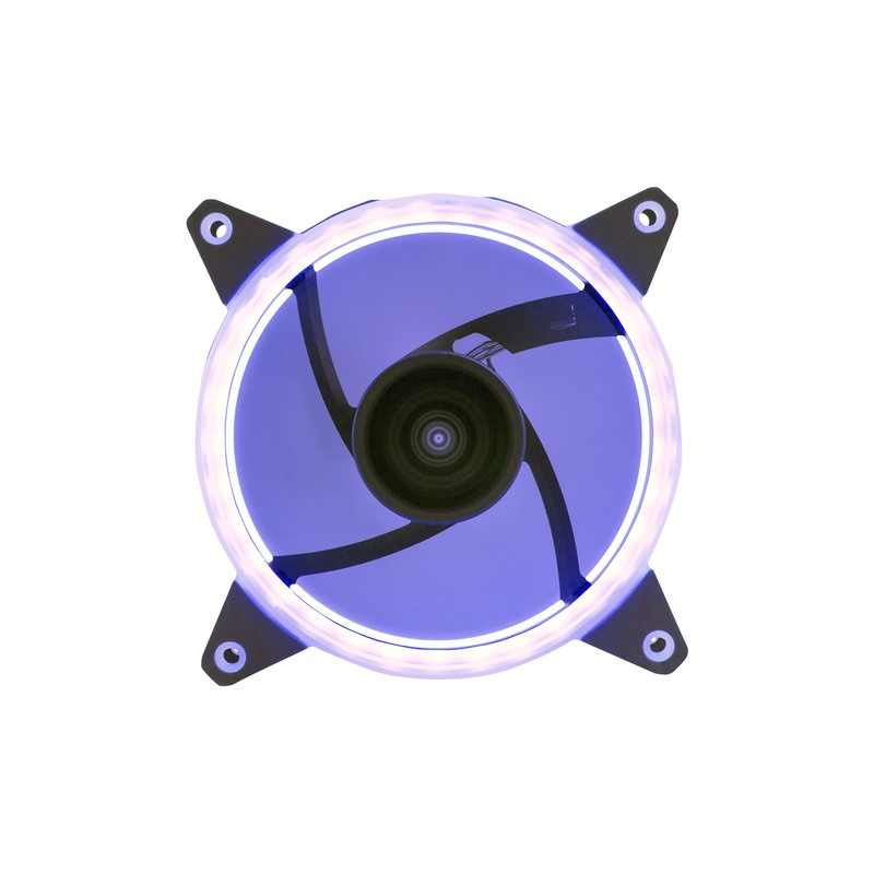 Ventilador Interno Unyka Candy 120mm Anillo Led Azul 7 Aspas 1400rpm