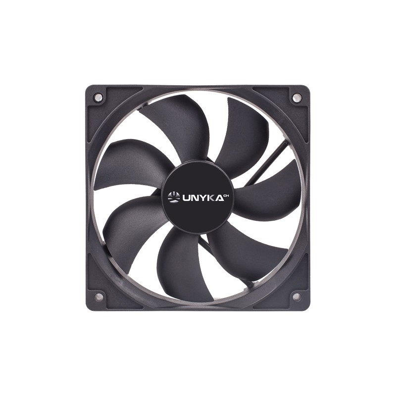 Ventilador Interno Unyka 120mm Color Negro 7 Aspas
