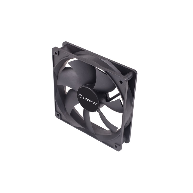Ventilador Interno Unyka 120mm Color Negro 7 Aspas