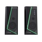 Altavoces 2.0 Trust 2.0 Zoxa Rgb 6w Rms 12w Max 6 Modos Iluminacion Autoalimentado Usb Led Color Negro 24070