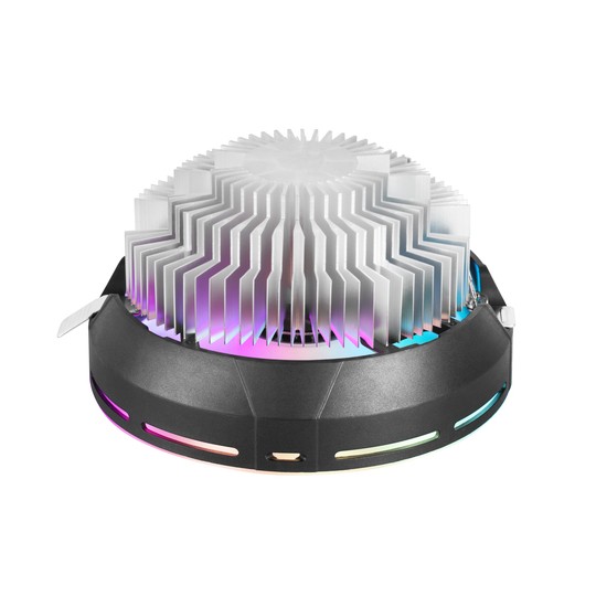 Ventilador Con Disipador Para Cpu Mars Gaming Mcpu120 Rgb Perfil Bajo Disipador De Aluminio Y Ventilador 120mm Tdp Hasta 120w