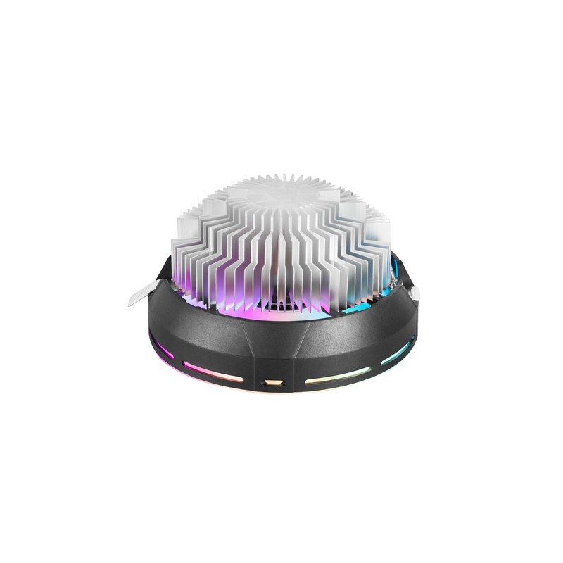 Ventilador Con Disipador Para Cpu Mars Gaming Mcpu120 Rgb Perfil Bajo Disipador De Aluminio Y Ventilador 120mm Tdp Hasta 120w