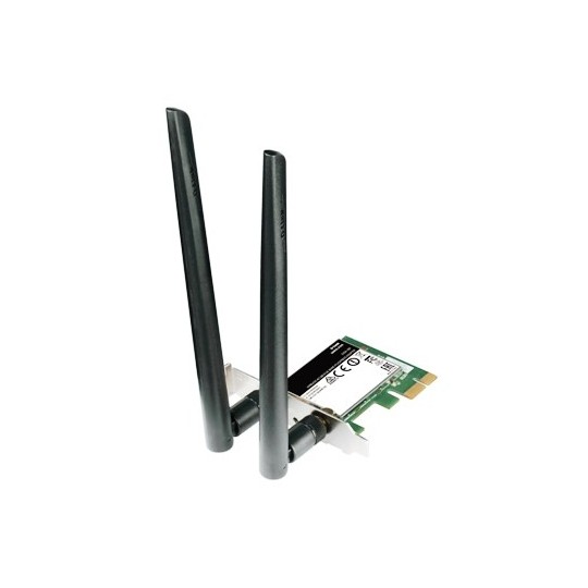 Pci Express Wifi Dualband Dlink Dwa-582 Ac1200 300mb En 2,4ghz Y 867mb En 5ghz 2 Antenas Desmontables