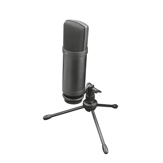 Microfono Trust Gxt 252+ Emita - Pc Patron Cardioide - Con Brazo -incluye Soporte Y Estuche - Filtro