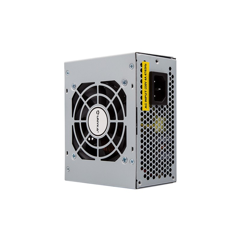 Fuente De Alimentacion Unykach Sfx 52002 300w 85% De Eficiencia Energetica Apfc Activo Ventilador 80mm Silencioso