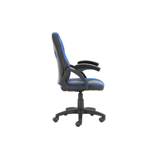 Silla Gamer Junior Conceptronic Eyota06b Color Negro Detalles En Azul Recubrimiento Pu De Alta Calidaddiseño Ergonomico